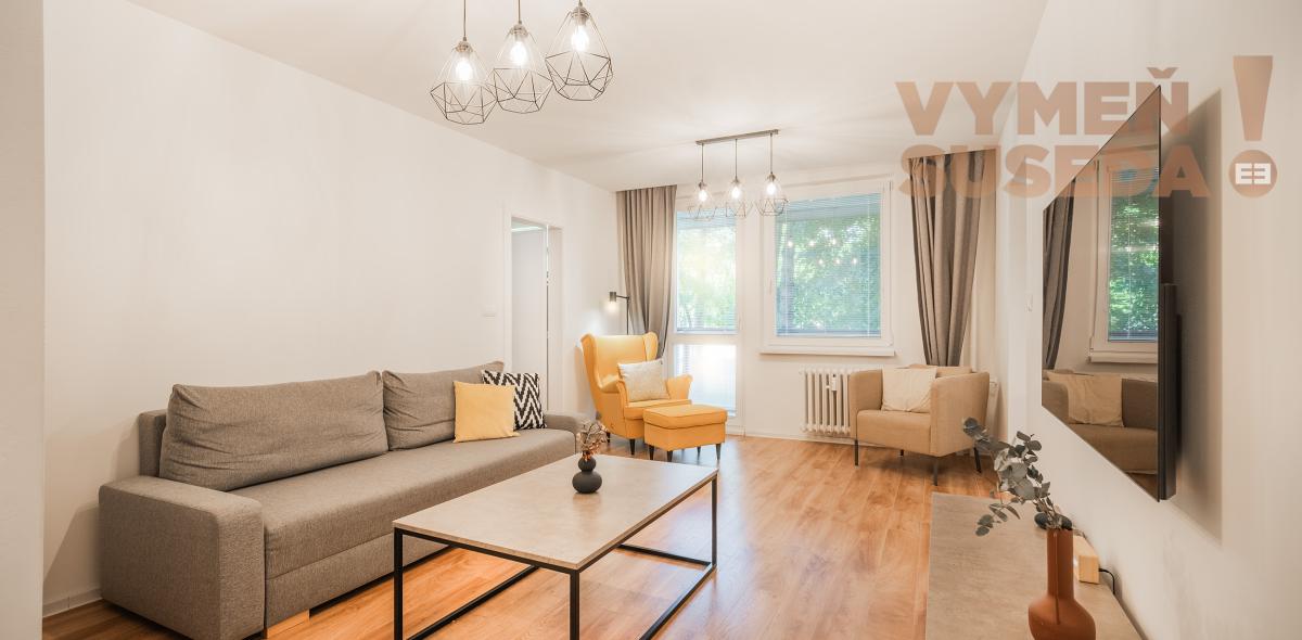 PREDANÉ - VÝNIMOČNÝ 3 IZB. BYT S PRIESTRANOU LOGGIOU, VYHĽADÁVANÁ LOKALITA, BA IV, PÚPAVOVA ul., KARLOVÁ VES