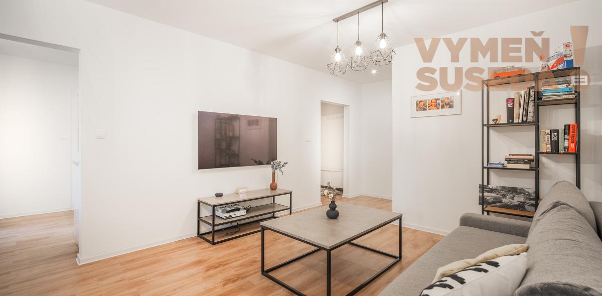 PREDANÉ - VÝNIMOČNÝ 3 IZB. BYT S PRIESTRANOU LOGGIOU, VYHĽADÁVANÁ LOKALITA, BA IV, PÚPAVOVA ul., KARLOVÁ VES