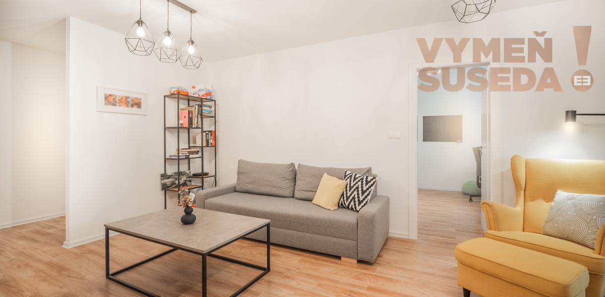 PREDANÉ - VÝNIMOČNÝ 3 IZB. BYT S PRIESTRANOU LOGGIOU, VYHĽADÁVANÁ LOKALITA, BA IV, PÚPAVOVA ul., KARLOVÁ VES