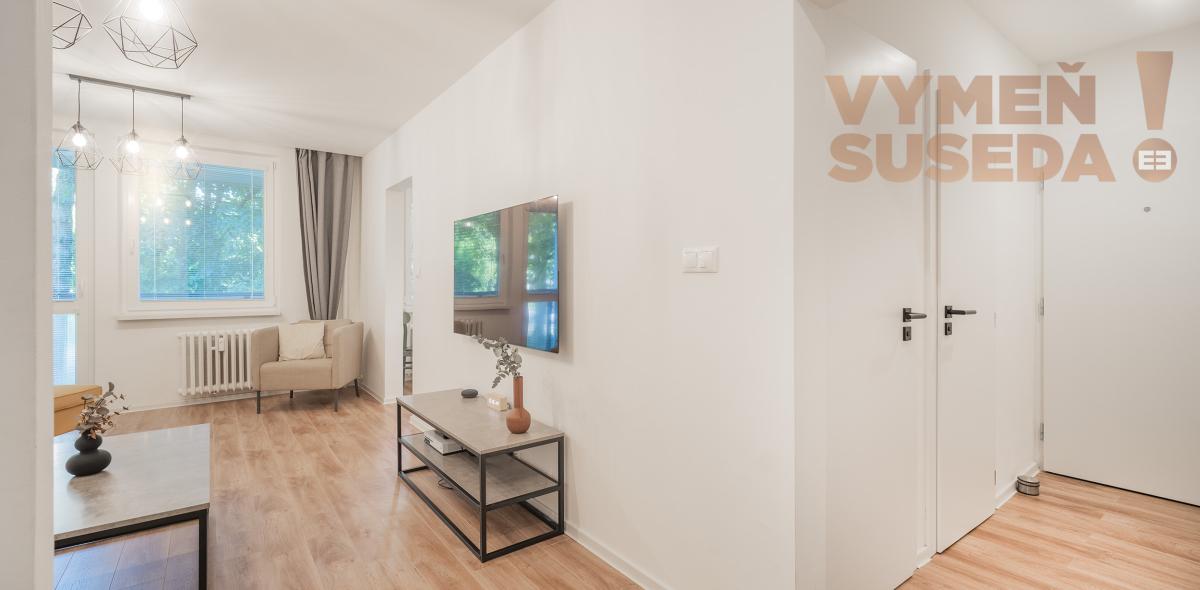 PREDANÉ - VÝNIMOČNÝ 3 IZB. BYT S PRIESTRANOU LOGGIOU, VYHĽADÁVANÁ LOKALITA, BA IV, PÚPAVOVA ul., KARLOVÁ VES