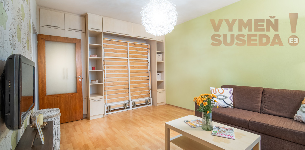 PREDANÉ - Unikátny 1 izb. byt s predzáhradkou a loggiou, top lokalita, Bujnákova ul., BA IV.