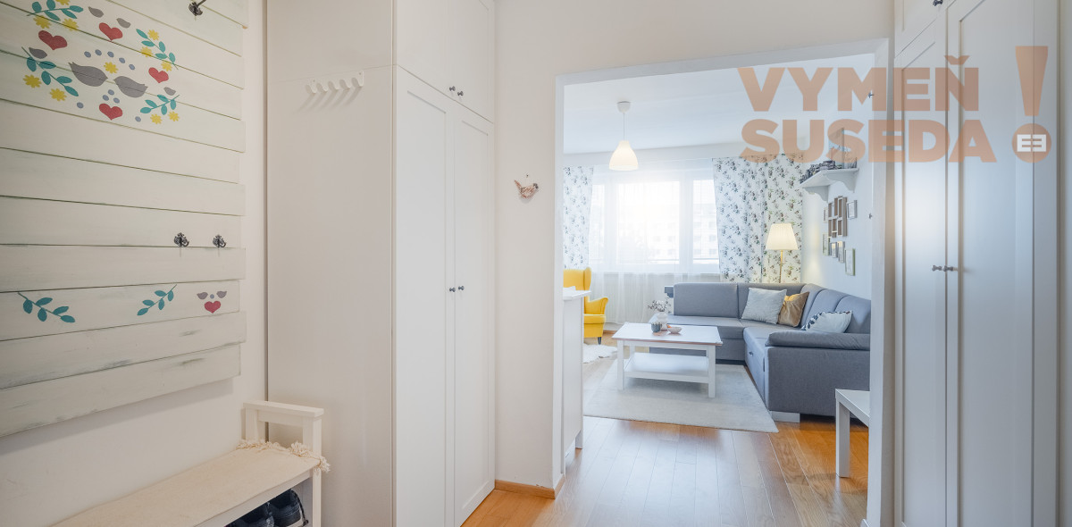 PREDANÉ! – Útulný a výborne dispozične riešený 3 izb. byt 73m2 Bratislava IV. Devínska Nová Ves.