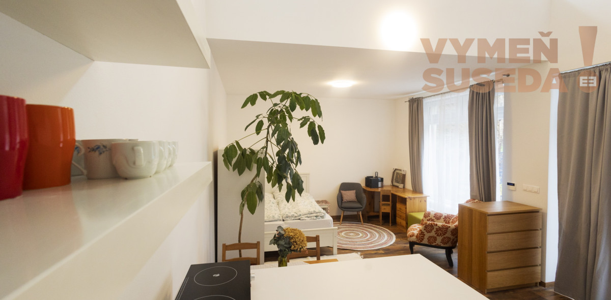 PRENAJATÉ! - VÝNIMOČNÝ  1 IZB. BYT S TERASOU A PREDZÁHRADKOU, DNV, BA IV