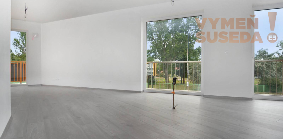 VYMEŇ SUSEDA! - 2 IZB. BYT s balkónom 67.75 m2, zariadená NOVOSTAVBA vo vysokom štandarde, kuchynská linka so spotrebičmi a klimatizácia v cene nehnuteľnosti.