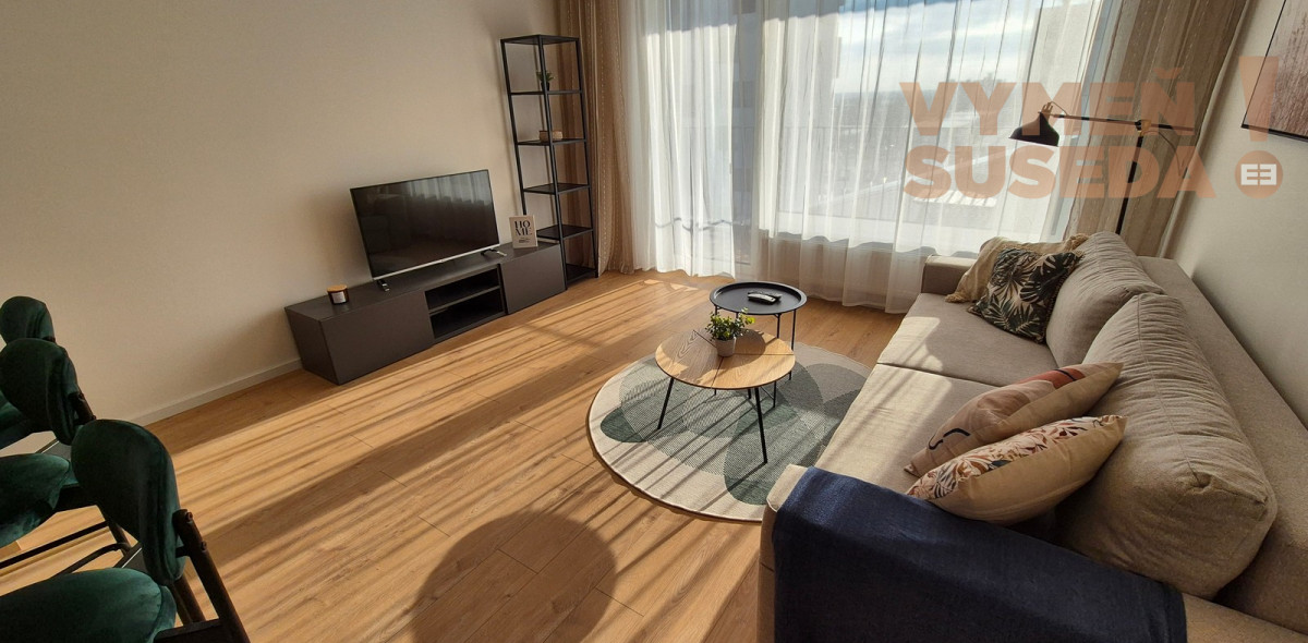 PRENAJATÉ! - Priestranný 2 IZB. BYT S LOGGIOU a krásnym výhľadom, parkovanie+pivnica, NOVOSTAVBA, Petržalka