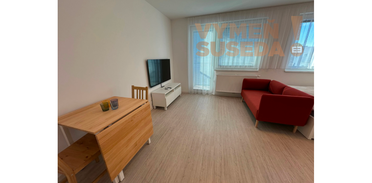 VYMEŇ SUSEDA! -Prenájom moderného a slnečného 1-izbový bytu v novostavbe