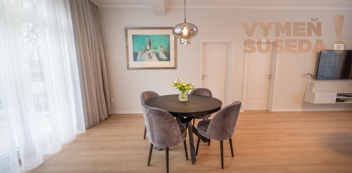 VYMEŇ SUSEDA! – 3 spálňový luxusný apartmán s terasou 163m2 v komplexe OPERA, Turčianske Teplice.