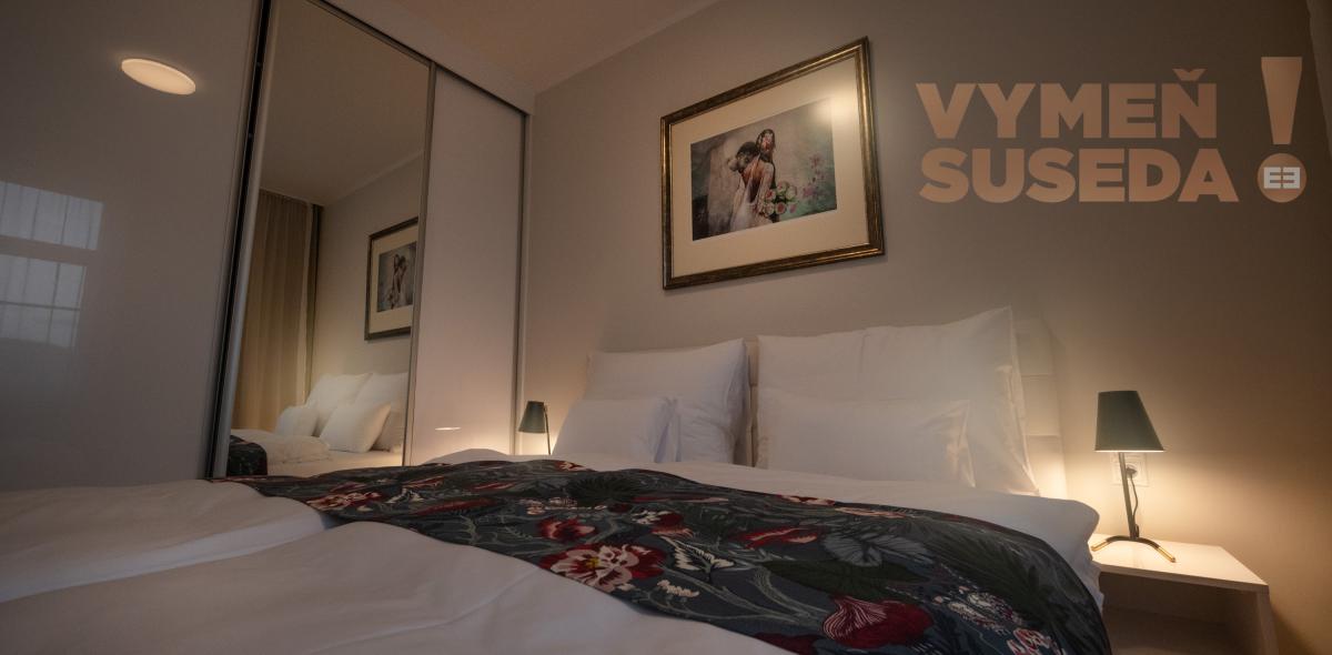 VYMEŇ SUSEDA! – 3 spálňový luxusný apartmán s terasou 163m2 v komplexe OPERA, Turčianske Teplice.