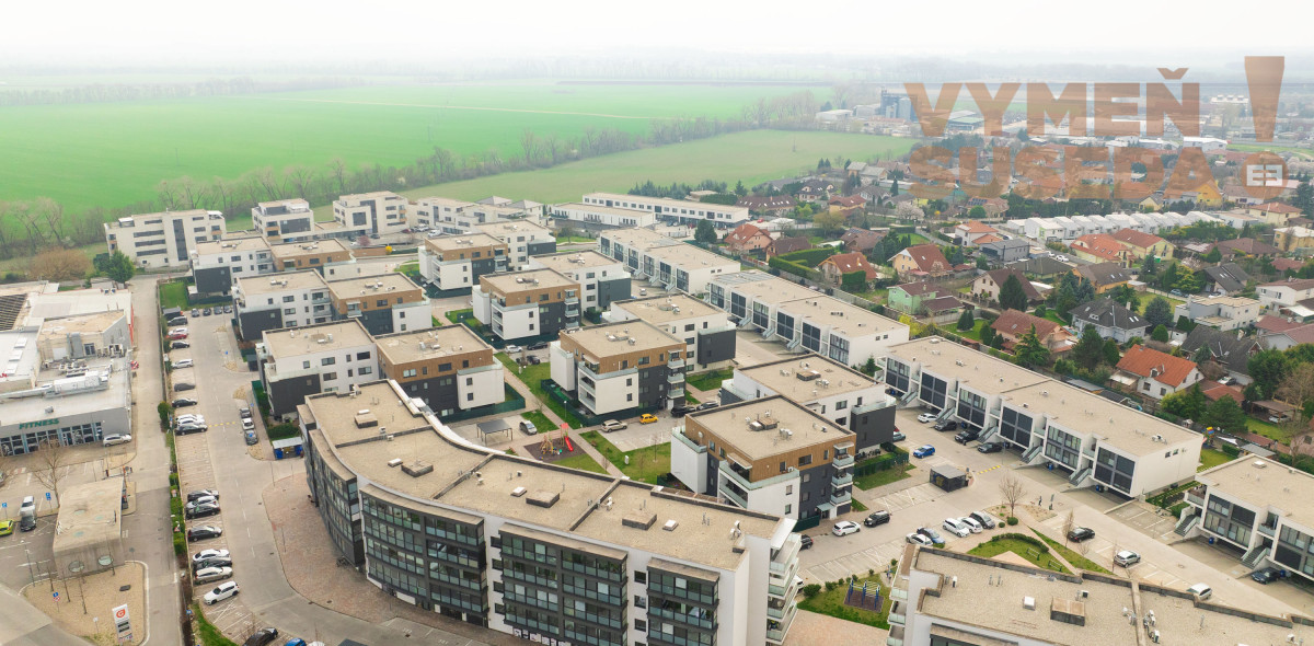 PREDANÉ! - VÝNIMOČNÝ 2 IZB. BYT, NOVOSTAVBA 73.00 m2 s LOGGIOU a Parkingom, GREEN VILLAGE, Dunajská Lužná