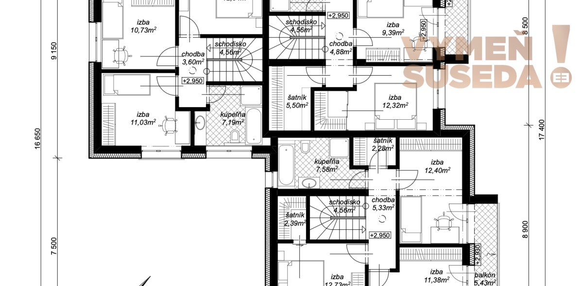 VYMEŇ SUSEDA! - Výnimočný 4-izbový byt v krásnej tichej lokalite Šamorína – predzáhradka a moderný koncept, posledný byt voľný