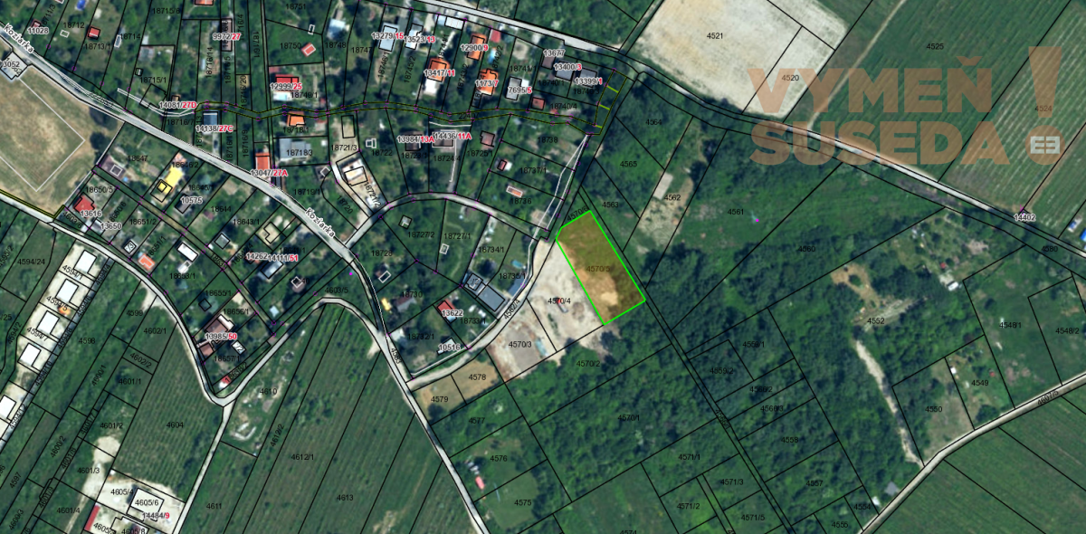 VYMEŇ SUSEDA! - VÝNIMOČNÝ POZEMOK BRATISLAVA III – NOVÉ MESTO, VINOHRADY – KOZIARKA 1502.00m2.