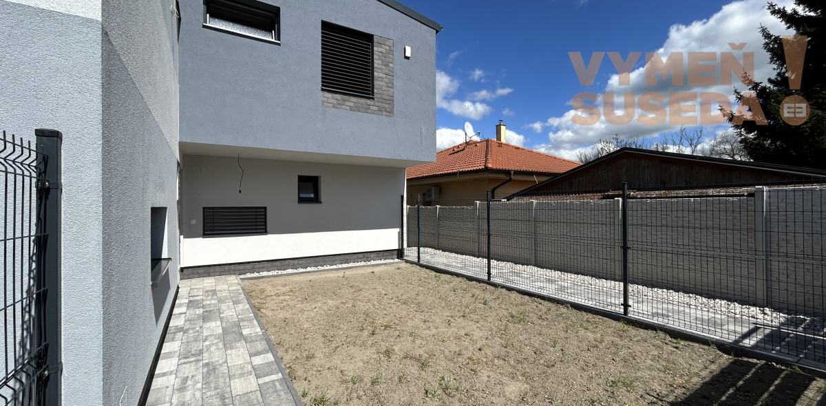 VYMEŇ SUSEDA - Novostavba 4 izbového bytového domu o výmere 102 m2, Dunajská lužná