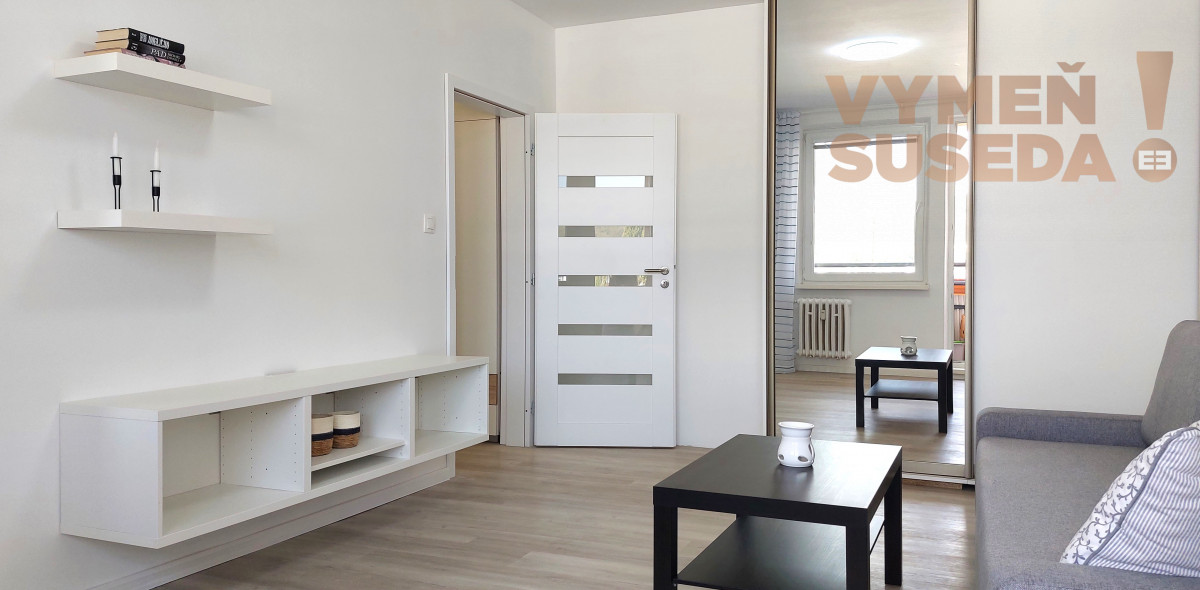 PRENAJATÉ! - VÝNIMOČNÝ 1 IZB. KOMPLETNE ZREKONŠTRUOVANÝ, ZARIADENÝ BYT, SILVÁNSKA, KARLOVA VES.