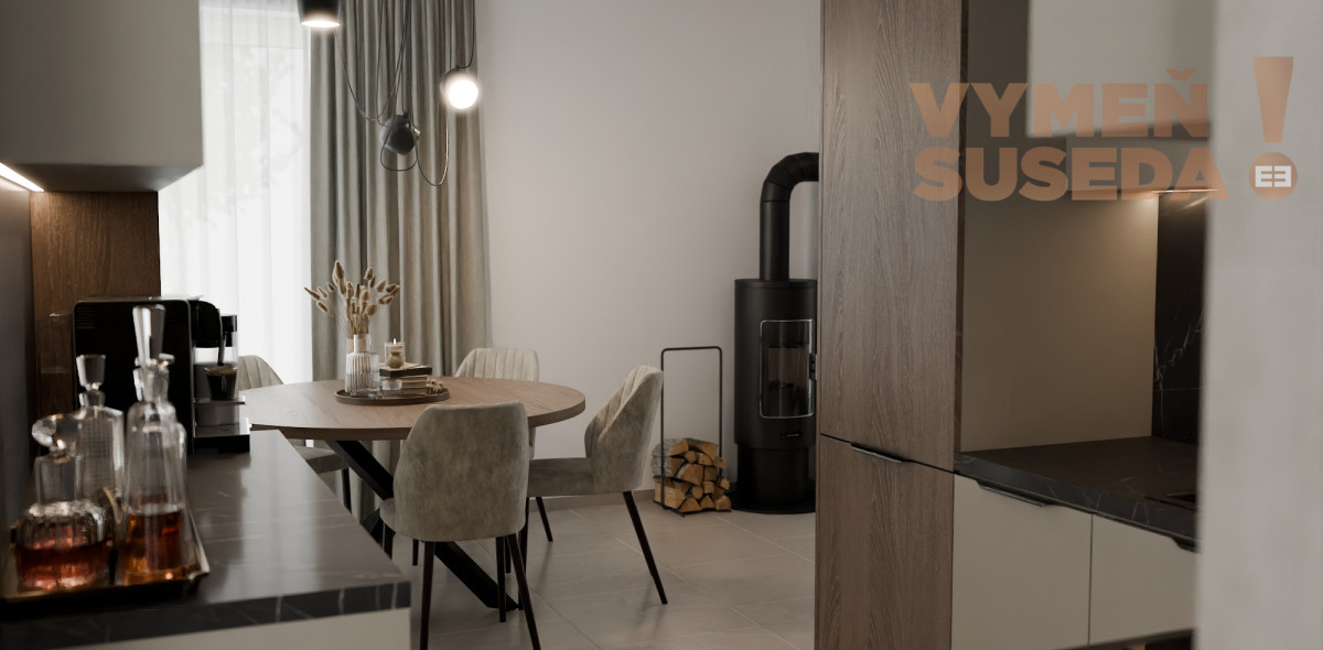 VYMEŇ SUSEDA! - Výnimočný 4-izbový byt ako stvorený pre rodinu – predzáhradka a moderný koncept
