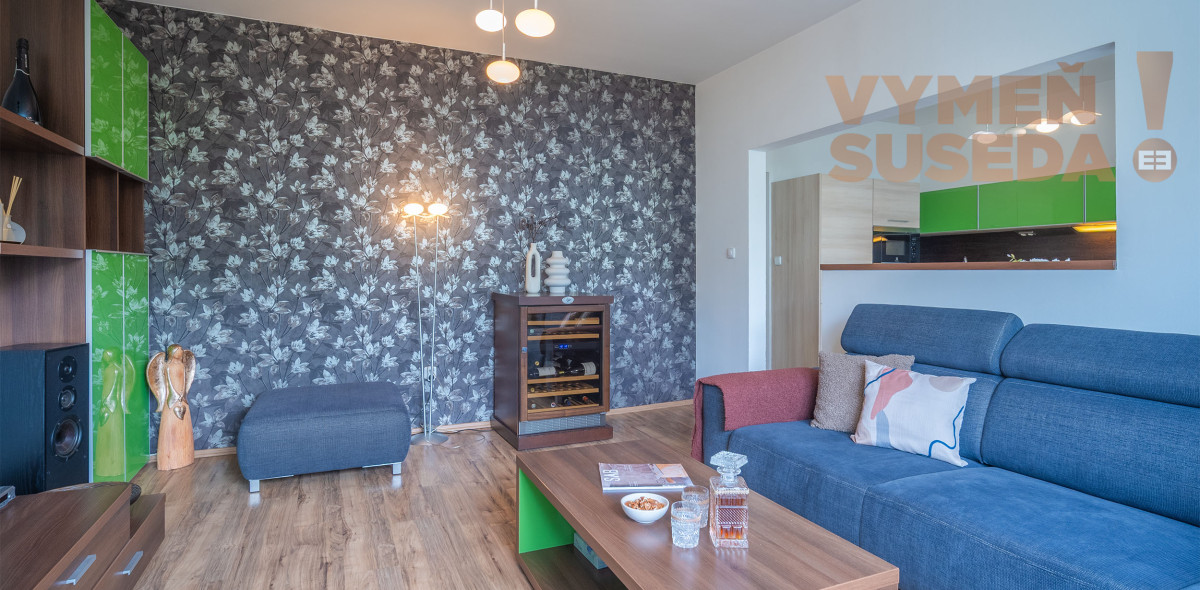 PREDANÉ – Zrekonštruovaný 3 izb.byt so šatníkom, klimatizáciou a garážou Bratislava II. Vrakuňa, Bučinová ul.