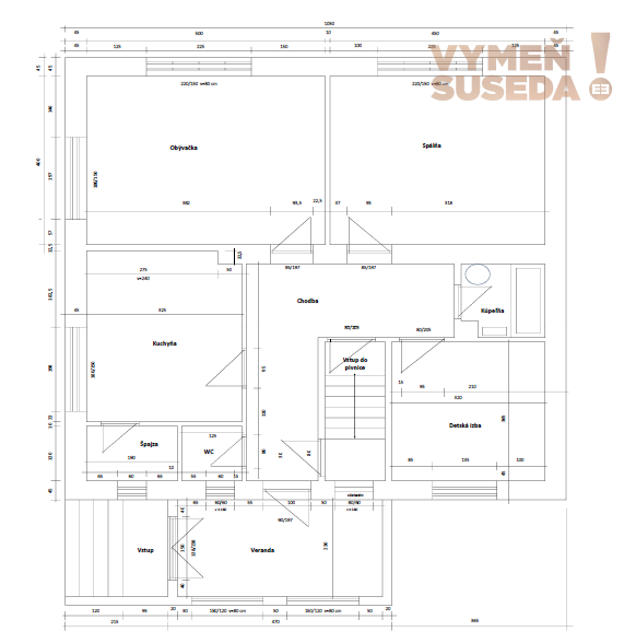 REZERVOVANÉ! - VÝNIMOČNÝ 4 IZB. RD S VLASTNÝM PARKOM 1.614m2, CENTRUM SKALICA.
