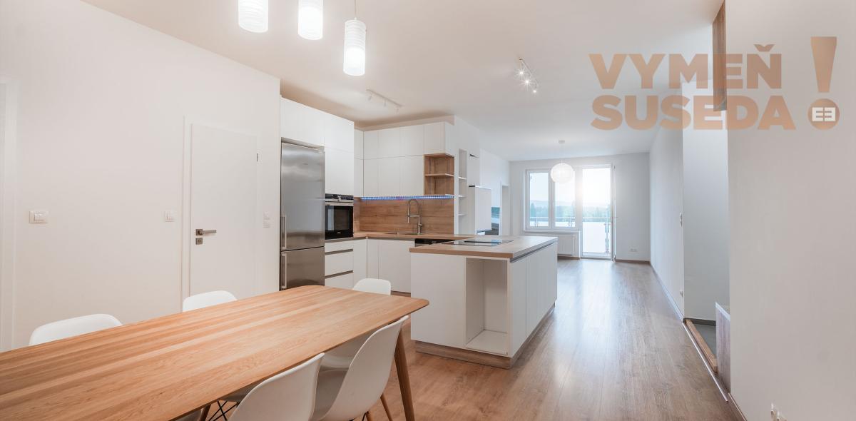 PREDANÉ! - Výnimočný, 4 izb. byt s terasou s krbom a parkovaním, s úžasným výhľadom na Bratislavu, Lužná ul., BA V.