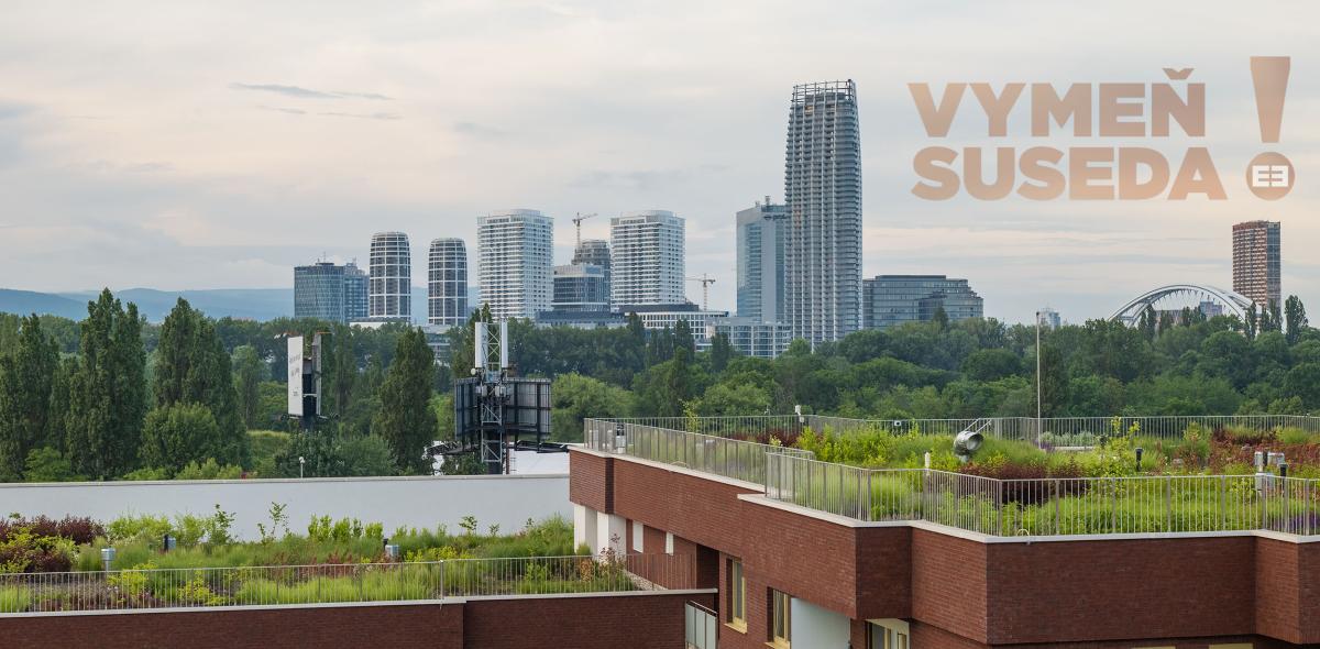 PREDANÉ! - Výnimočný, 4 izb. byt s terasou s krbom a parkovaním, s úžasným výhľadom na Bratislavu, Lužná ul., BA V.