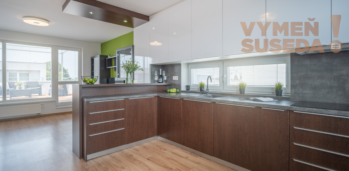 PREDANÉ! - VÝNIMOČNÝ 2 IZB. BYT NOVOSTAVBA 61.15 m2 s TERASOU 55.70 m2 a Parkingom, VILADOM, ÚZKA ul., Dunajská Lužná