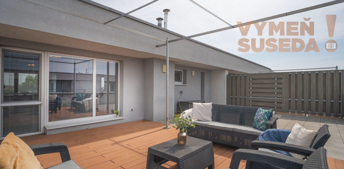 PREDANÉ! - VÝNIMOČNÝ 2 IZB. BYT NOVOSTAVBA 61.15 m2 s TERASOU 55.70 m2 a Parkingom, VILADOM, ÚZKA ul., Dunajská Lužná