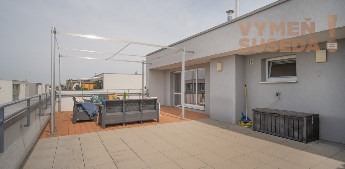 PREDANÉ! - VÝNIMOČNÝ 2 IZB. BYT NOVOSTAVBA 61.15 m2 s TERASOU 55.70 m2 a Parkingom, VILADOM, ÚZKA ul., Dunajská Lužná