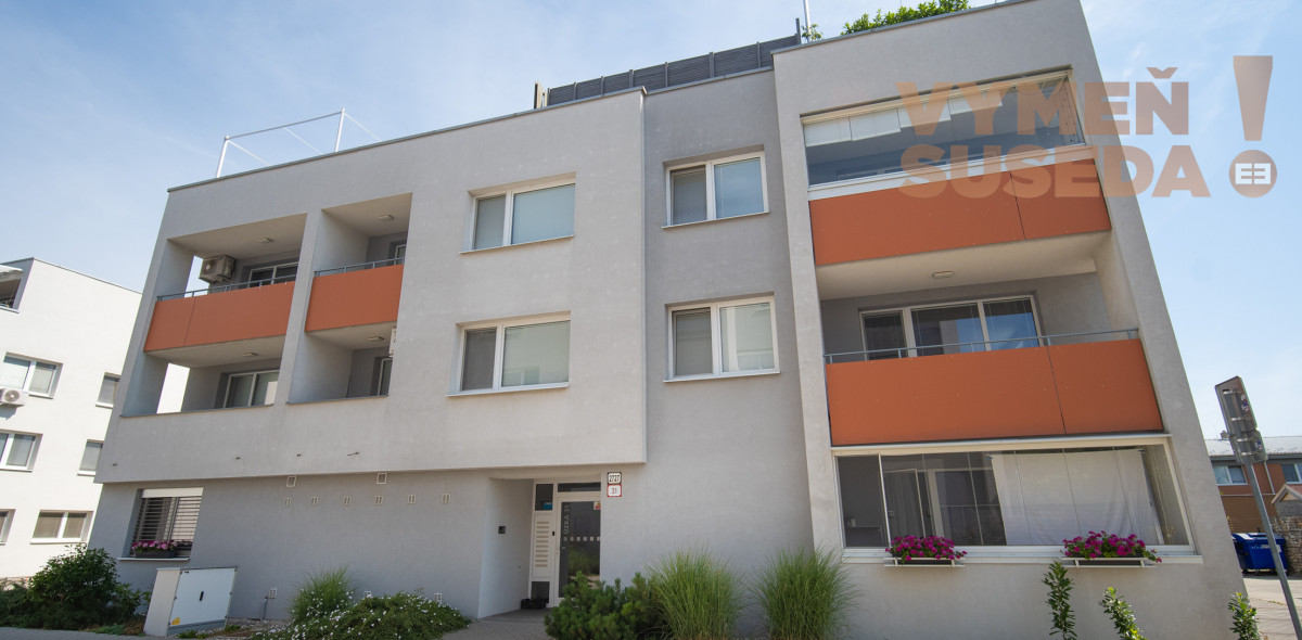 PREDANÉ! - VÝNIMOČNÝ 2 IZB. BYT NOVOSTAVBA 61.15 m2 s TERASOU 55.70 m2 a Parkingom, VILADOM, ÚZKA ul., Dunajská Lužná