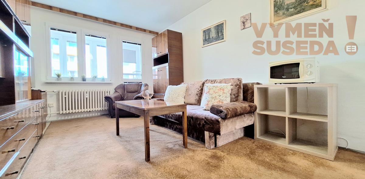 PREDANÉ - VÝNIMOČNÝ 1 IZB. BYT s LOGGIOU, VYHĽADÁVANÁ LOKALITA RUŽINOV, REZEDOVÁ UL., BA II.