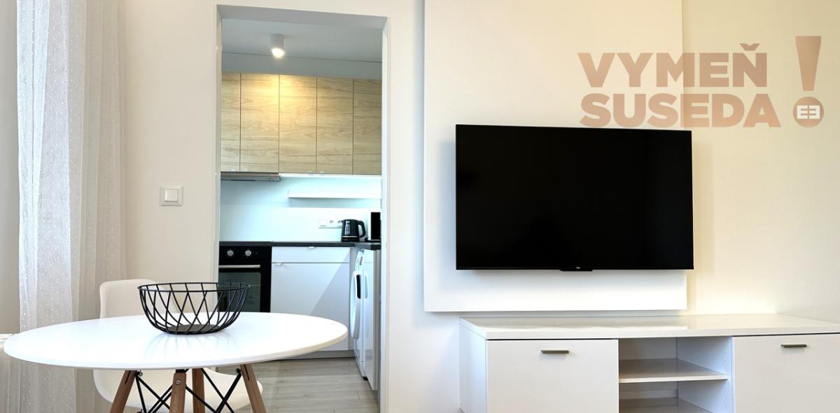 PRENAJATÉ! - VÝNIMOČNÝ 1 IZB. KOMPLETNE ZREKONŠTRUOVANÝ, ZARIADENÝ BYT, SILVÁNSKA, KARLOVA VES.