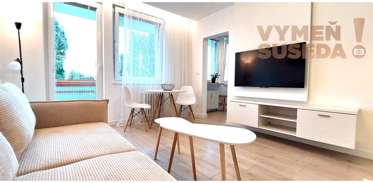 PRENAJATÉ! - VÝNIMOČNÝ 1 IZB. KOMPLETNE ZREKONŠTRUOVANÝ, ZARIADENÝ BYT, SILVÁNSKA, KARLOVA VES.