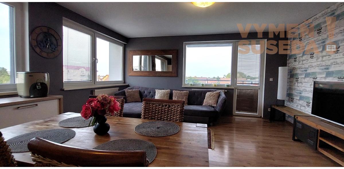 VYMEŇ SUSEDA! - VÝNIMOČNÝ 3 IZB. KOMPLETNE ZARIADENÝ BYT s parkovaním, obec Dunajská Lužná