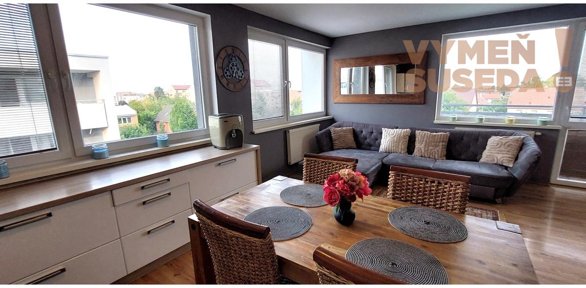VYMEŇ SUSEDA! - VÝNIMOČNÝ 3 IZB. KOMPLETNE ZARIADENÝ BYT s parkovaním, obec Dunajská Lužná