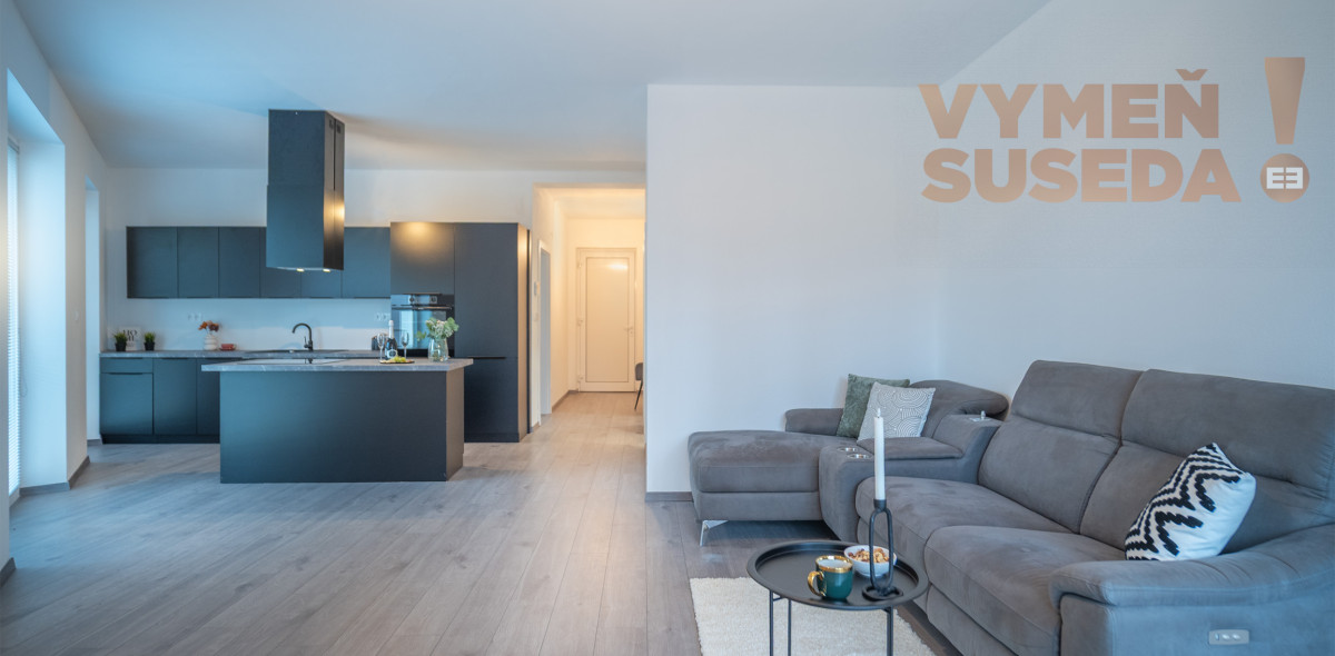 VYMEŇ SUSEDA! - 2 IZB. BYT s TERASOU, NOVOSTAVBA 67.75 m2, Rezidencia Železničná, BA II