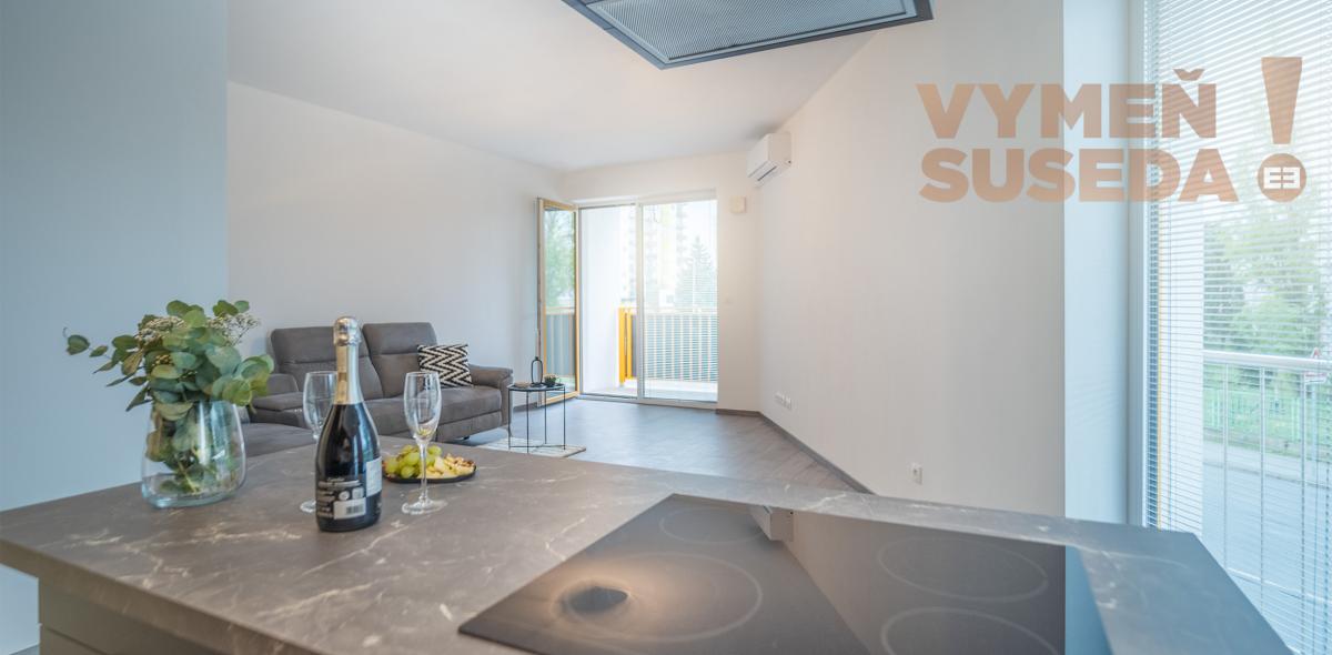 VYMEŇ SUSEDA! - 2 IZB. BYT s TERASOU, NOVOSTAVBA 67.75 m2, Rezidencia Železničná, BA II