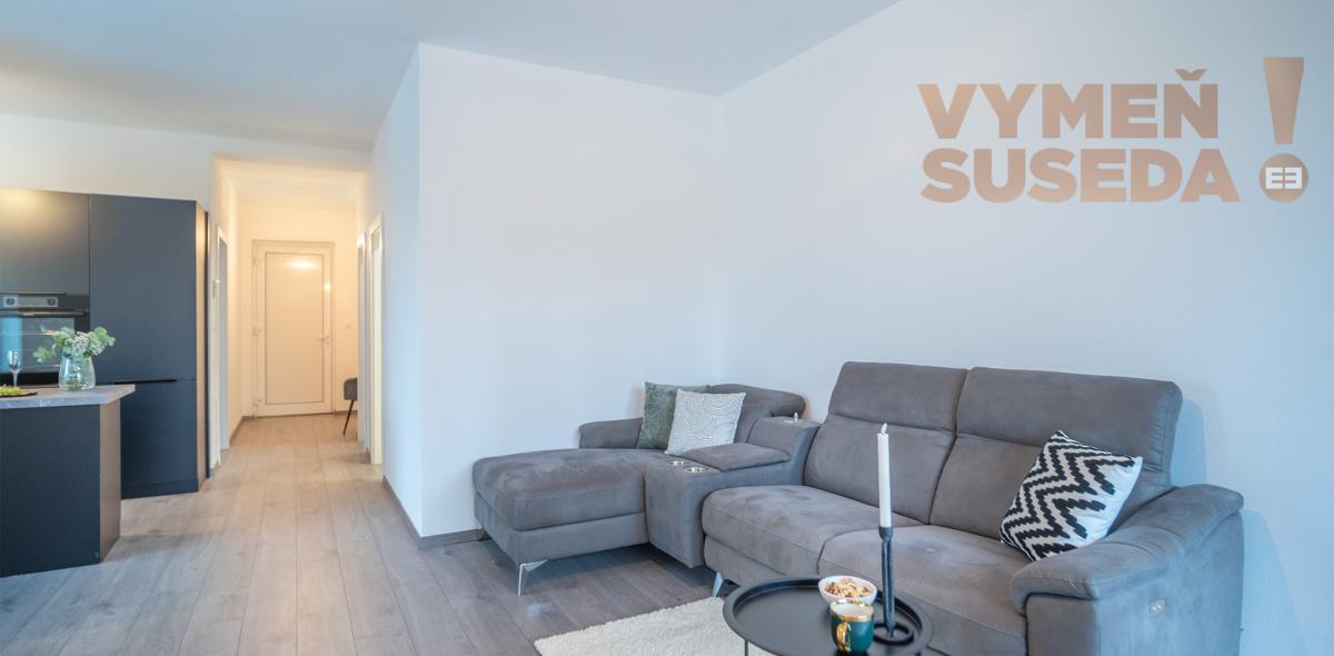 VYMEŇ SUSEDA! - 2 IZB. BYT s TERASOU, NOVOSTAVBA 67.75 m2, Rezidencia Železničná, BA II