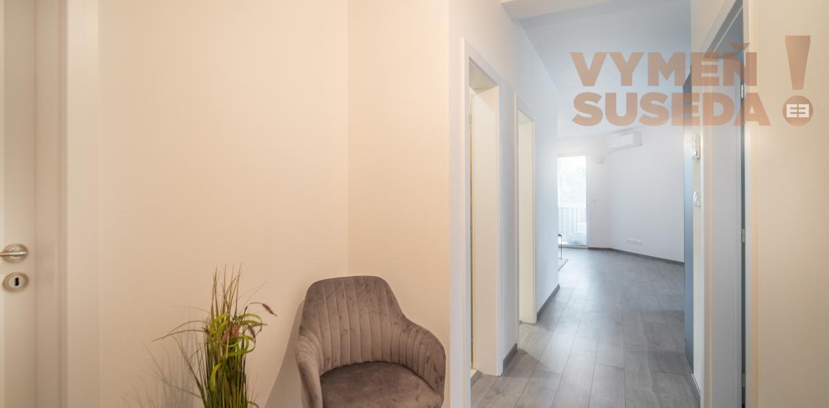 VYMEŇ SUSEDA! - 2 IZB. BYT s TERASOU, NOVOSTAVBA 67.75 m2, Rezidencia Železničná, BA II