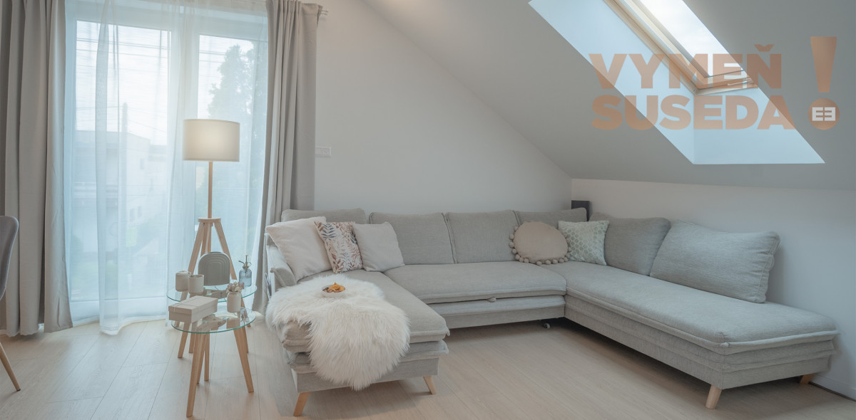 VYMEŇ SUSEDA! - Výnimočný, 4 izb. byt s terasou, vysokými stropmi, pozemkom, zariadený vo vysokom štandarde, NOVOSTAVBA, LOZORNO.