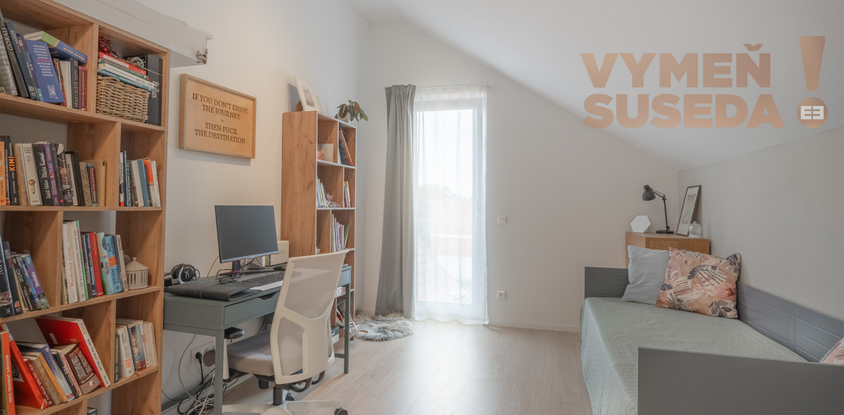 VYMEŇ SUSEDA! - Výnimočný, 4 izb. byt s terasou, vysokými stropmi, pozemkom, zariadený vo vysokom štandarde, NOVOSTAVBA, LOZORNO.