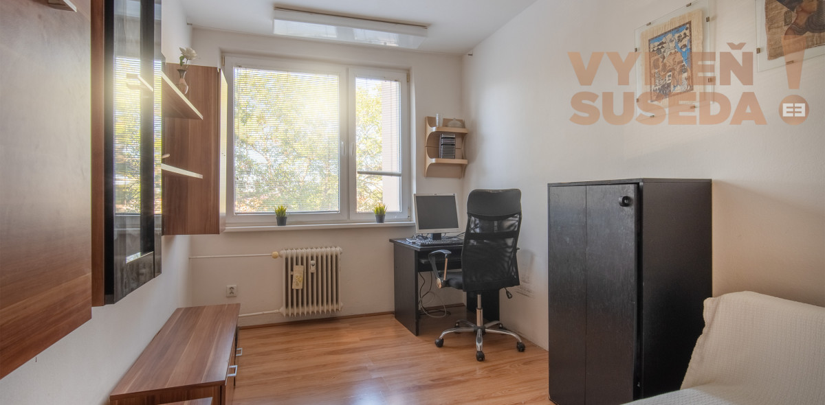 VYMEŇ SUSEDA! - VÝNIMOČNÝ 3 IZB. BYT S PRIESTRANNOU LOGGIOU A PIVNICOU, ul. BANŠELOVA., BA II. - RUŽINOV