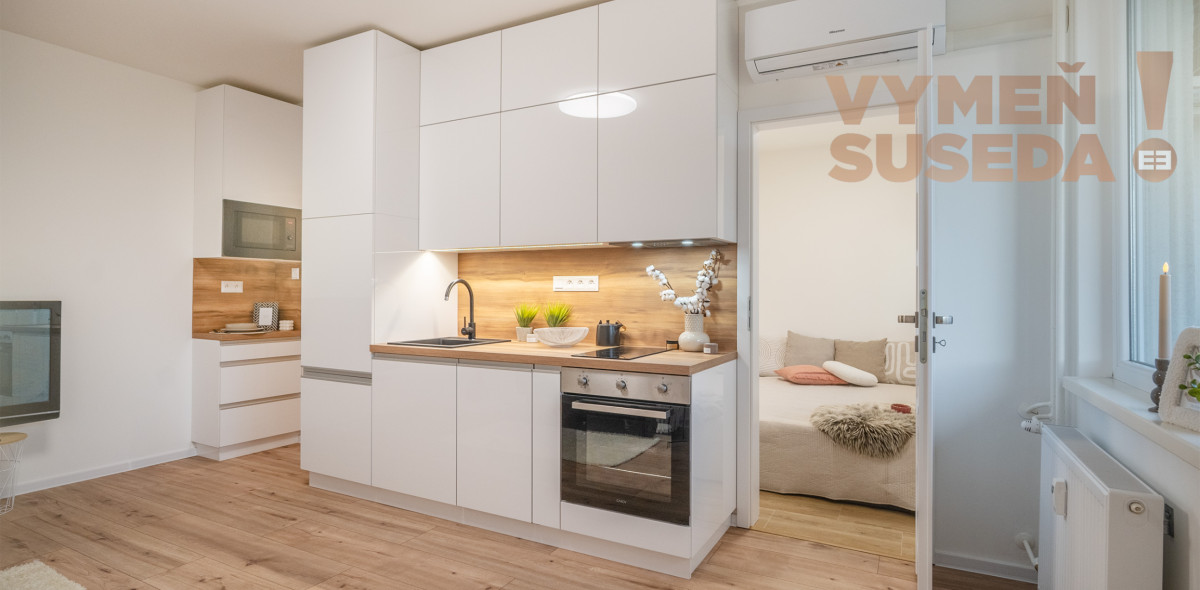 VYMEŇ SUSEDA! - VÝNIMOČNÝ 2 IZB. ZREKONŠTRUOVANÝ EŠTE NEOBÝVANÝ BYT s LOGGIOU, VYHĽADÁVANÁ LOKALITA DÚBRAVKA, BUJNÁKOVA UL., BA IV.
