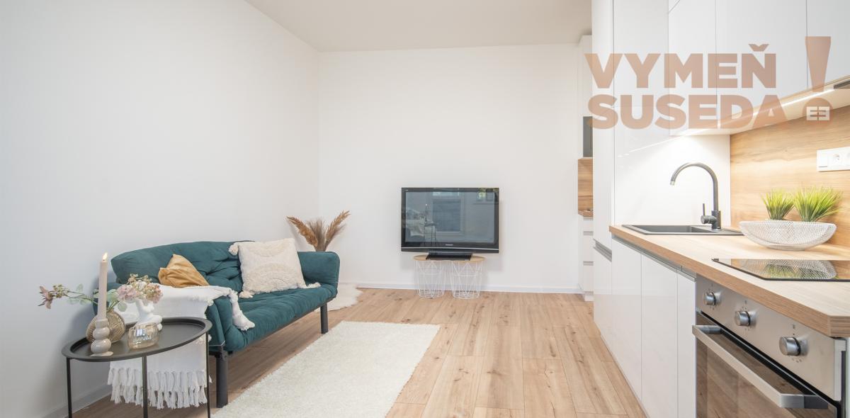 VYMEŇ SUSEDA! - VÝNIMOČNÝ 2 IZB. ZREKONŠTRUOVANÝ EŠTE NEOBÝVANÝ BYT s LOGGIOU, VYHĽADÁVANÁ LOKALITA DÚBRAVKA, BUJNÁKOVA UL., BA IV.