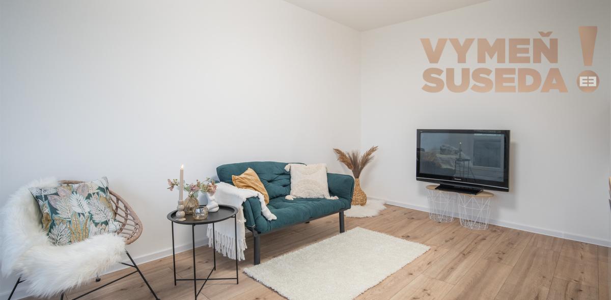 VYMEŇ SUSEDA! - VÝNIMOČNÝ 2 IZB. ZREKONŠTRUOVANÝ EŠTE NEOBÝVANÝ BYT s LOGGIOU, VYHĽADÁVANÁ LOKALITA DÚBRAVKA, BUJNÁKOVA UL., BA IV.