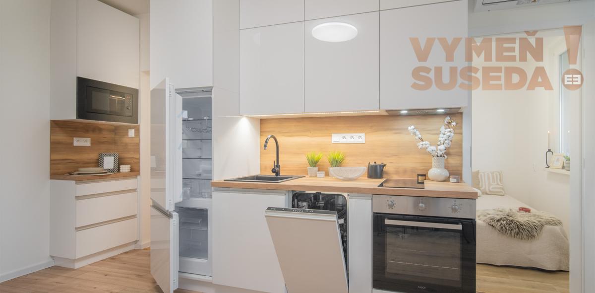 VYMEŇ SUSEDA! - VÝNIMOČNÝ 2 IZB. ZREKONŠTRUOVANÝ EŠTE NEOBÝVANÝ BYT s LOGGIOU, VYHĽADÁVANÁ LOKALITA DÚBRAVKA, BUJNÁKOVA UL., BA IV.