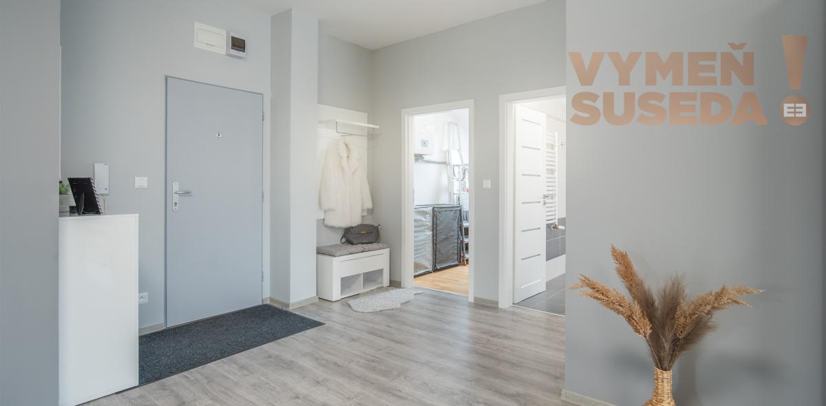VYMEŇ SUSEDA! – 3 izb. veľkometrážny byt 145m2 v pokojnej lokalite len 10km od Bratislavy v Miloslavove, Agátova ulica.