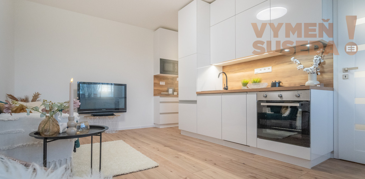 VYMEŇ SUSEDA! - VÝNIMOČNÝ 2 IZB. ZREKONŠTRUOVANÝ EŠTE NEOBÝVANÝ BYT s LOGGIOU, VYHĽADÁVANÁ LOKALITA DÚBRAVKA, BUJNÁKOVA UL., BA IV.