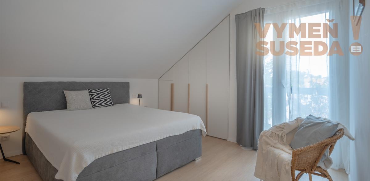 VYMEŇ SUSEDA! - Výnimočný, 4 izb. byt s terasou, vysokými stropmi, pozemkom, zariadený vo vysokom štandarde, NOVOSTAVBA, LOZORNO.