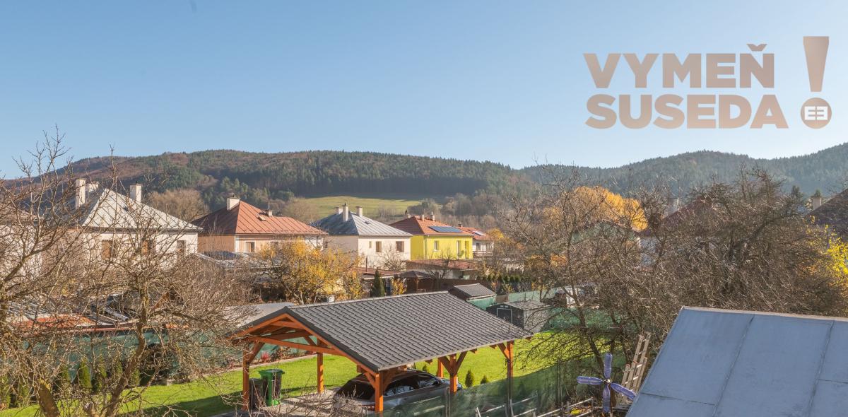 VYMEŇ SUSEDA! - Na predaj pekný 4 izbový rodinný dom v obci Slovenká Ľupča – pri meste Banská Bystrica