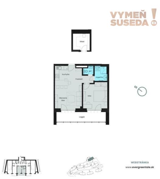 VYMEŇ SUSEDA! – Na predaj exkluzívny 2 izbový apartmán v ikonickom rezorte Evergreen Tále