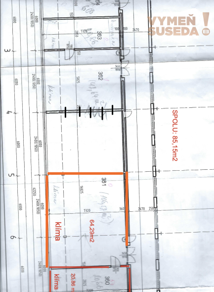 VYMEŇ SUSEDA! - PRENÁJOM ADMINISTRATÍVNYCH / KANCELÁRSKYCH PRIESTOROV v Bratislave (Petržalke) na Kopčianskej ulici s možnosťou parkovacieho státia.