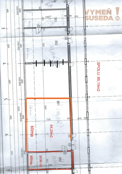 VYMEŇ SUSEDA! - PRENÁJOM ADMINISTRATÍVNYCH / KANCELÁRSKYCH PRIESTOROV v Bratislave (Petržalke) na Kopčianskej ulici s možnosťou parkovacieho státia.