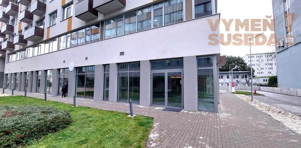 VYMEŇ SUSEDA – Na prenájom TOP prízemný obchodný nebytový priestor v novostavbe OMNIA -Ružinov /53m2/, parkovanie v cene